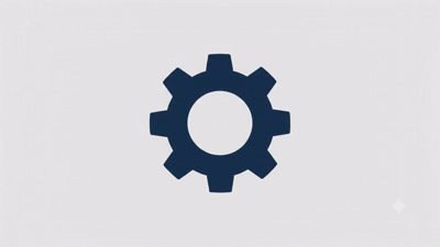 A gear spinning.